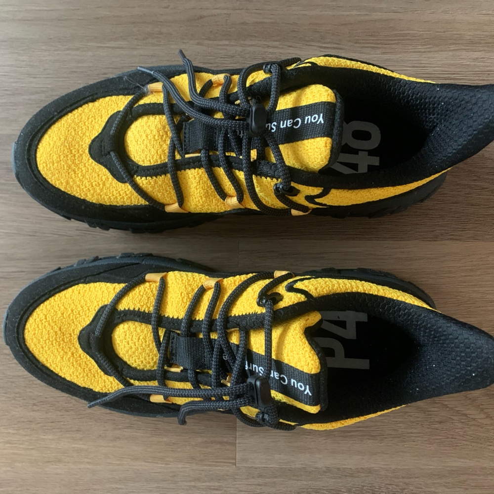P448 Yellow and Black Unisex Sneakers
